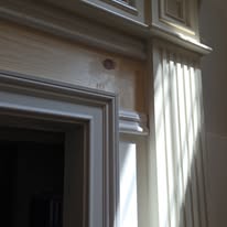 Custom door trim & molding detail
