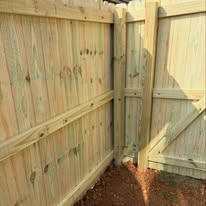 Custom fence corner & gate frame