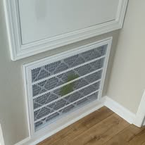 Custom vent cover & trim detail