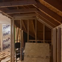 Attic dormer & wall framing