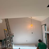 Crown molding & wall repaint