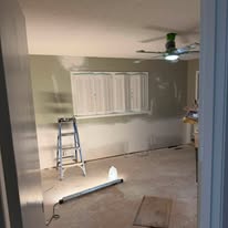 Full room repaint in progress