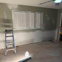Room drywall & paint prep