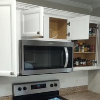 Kitchen cabinet repaint & hardware